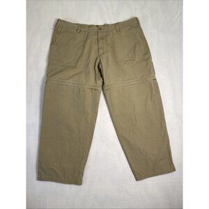 World Wide Sportsman Fishing Pants Mens 2XL 30 Convertible Zip Off Cargo
